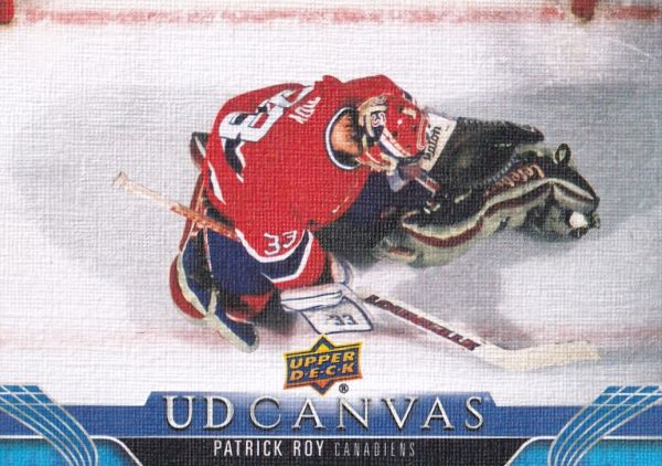 insert karta PATRICK ROY 23-24 UD Ser. 2 Canvas Retired číslo C248